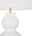 Truett Table Lamp 27", Glossy White