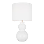 Truett Table Lamp 27", Glossy White