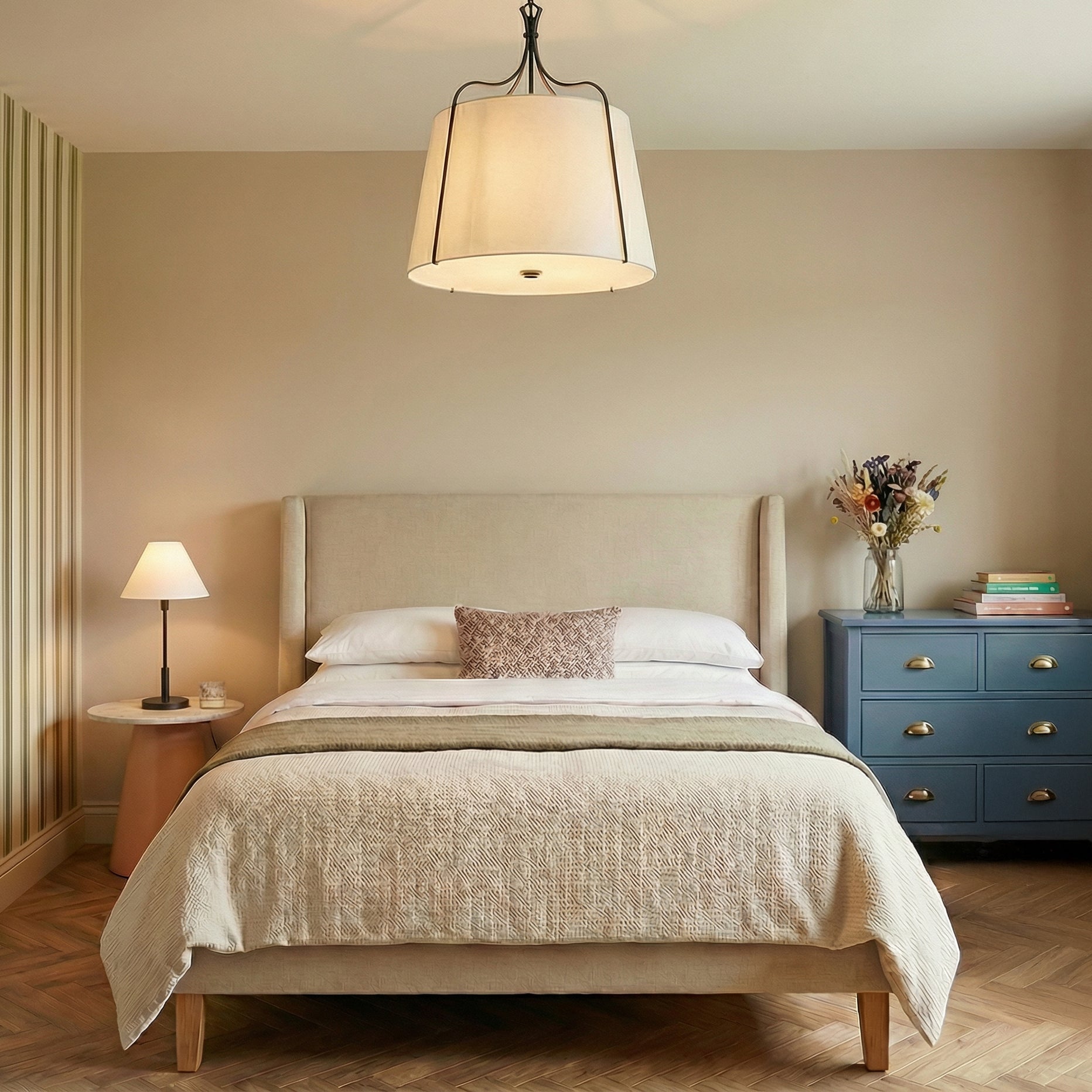 Hazelton Table Lamp, Matte Black