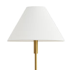 Hazelton Table Lamp, Satin Brass