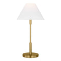 Hazelton Table Lamp, Satin Brass