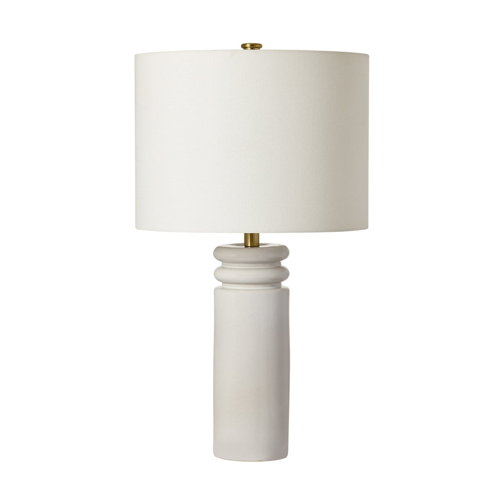 Agnes Table Lamp, Glossy White