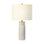 Agnes Table Lamp, Glossy White