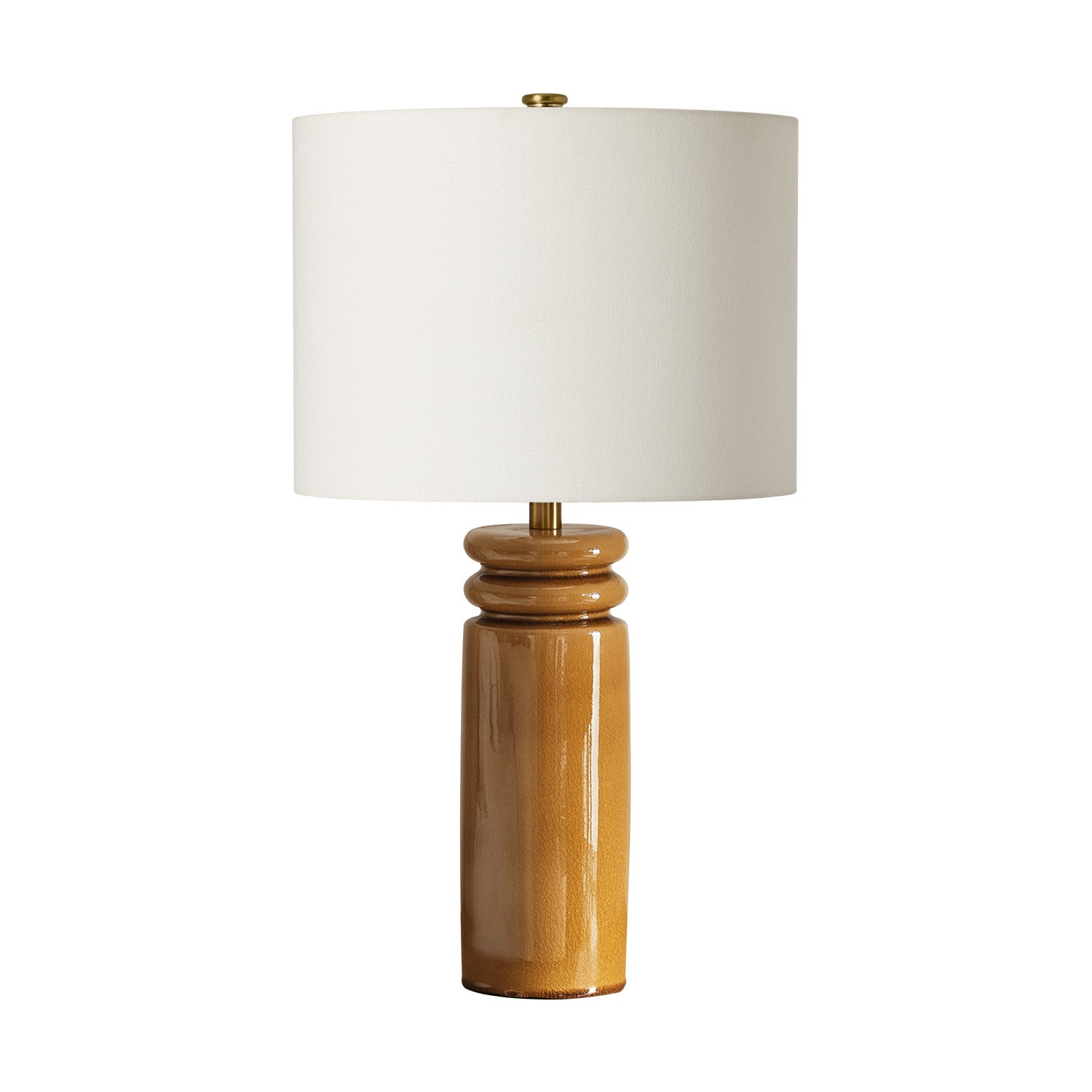 Agnes Table Lamp 26", Glossy Honey