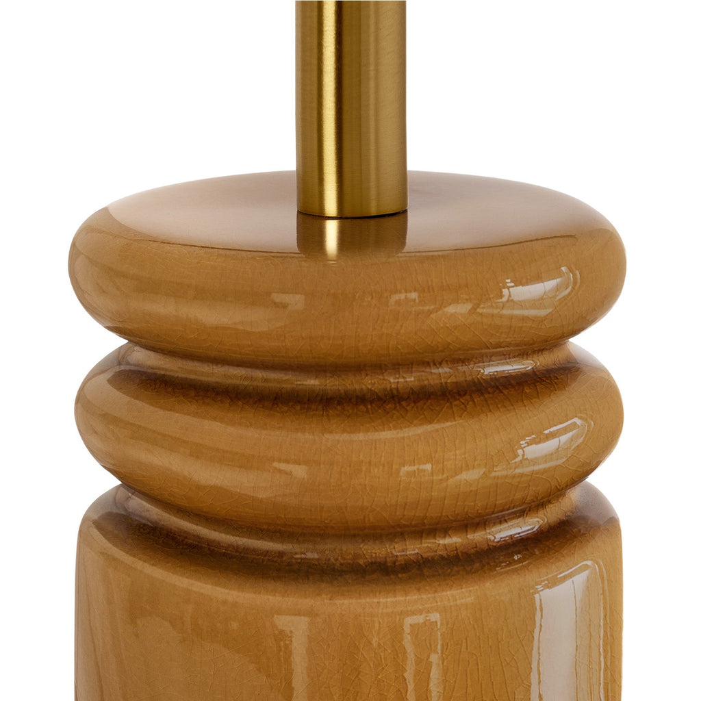 Agnes Table Lamp 26", Glossy Honey