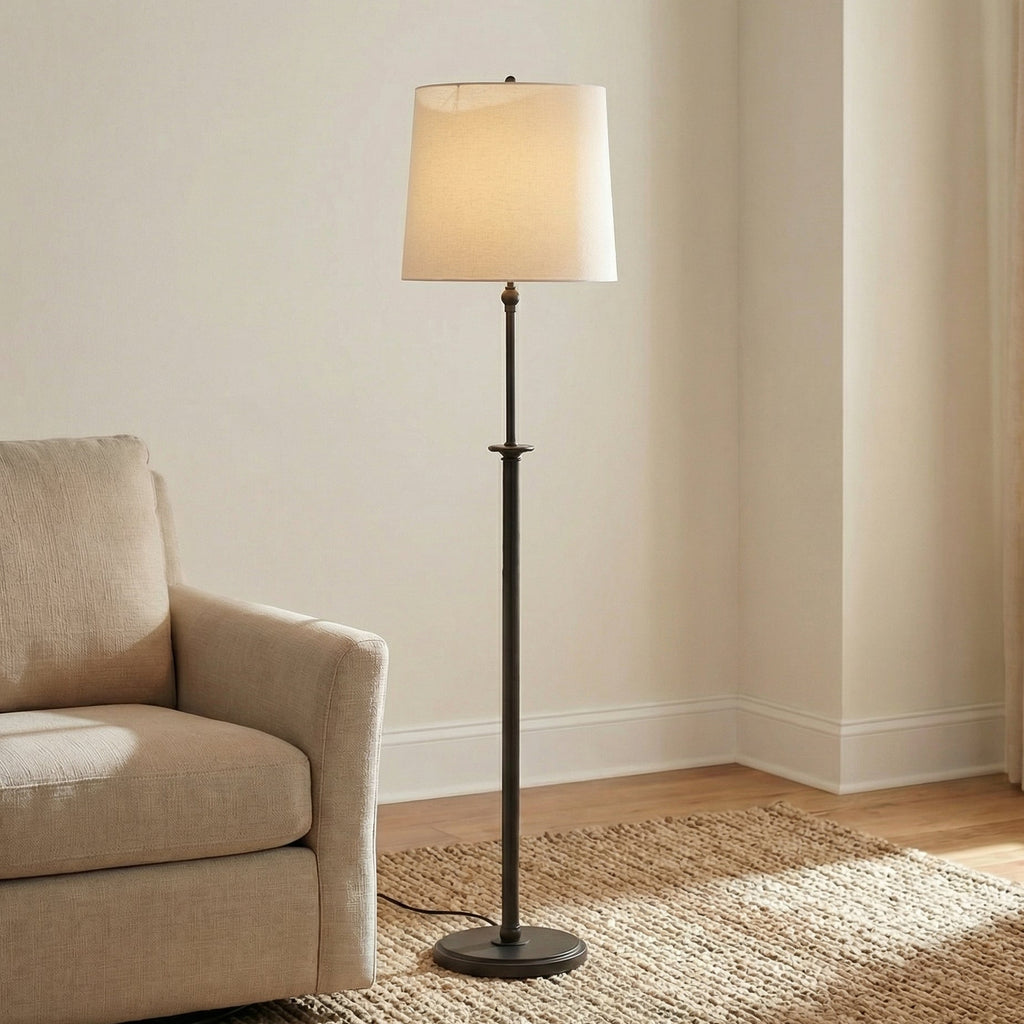 Emerson Floor Lamp 64", Aged Iron