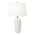 Joyce Table Lamp 28", Textured White