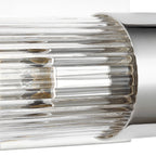 Barclay 2 Light Wall Sconce 20", Polished Nickel