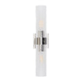 Barclay 2 Light Wall Sconce 20", Polished Nickel