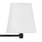 Declan Adjustable Wall Sconce 11", Black