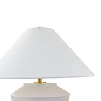 Calista Ceramic Table Lamp 23", Whitewashed Terracotta