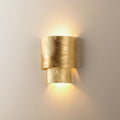 Barron Wall Sconce 9" Gold Leaf