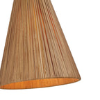 Rhiannon Floor Lamp 60", Aged Brass and Rattan