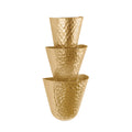 Vedra Wall Sconce 18" Gold Leaf