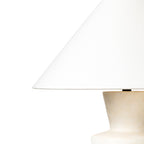Andrea Table Lamp 27", Whitewashed Ceramic
